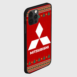 Чехол для iPhone 12 Pro Mitsubishi new year, цвет: 3D-черный — фото 2