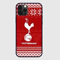 Чехол для iPhone 12 Pro Новогодний Tottenham, цвет: 3D-черный