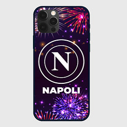 Чехол для iPhone 12 Pro Праздничный Napoli, цвет: 3D-черный