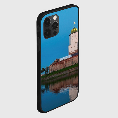 Чехол iPhone 12 Pro Выборгский замок / 3D-Черный – фото 2