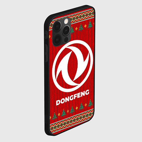 Чехол iPhone 12 Pro Dongfeng new year / 3D-Черный – фото 2