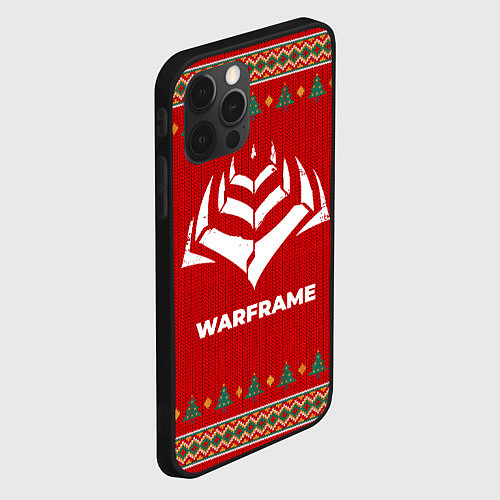 Чехол iPhone 12 Pro Warframe new year / 3D-Черный – фото 2