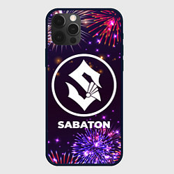Чехол для iPhone 12 Pro Праздничный Sabaton, цвет: 3D-черный