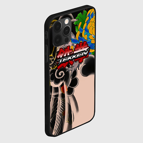 Чехол iPhone 12 Pro Tekken tatoo japan / 3D-Черный – фото 2