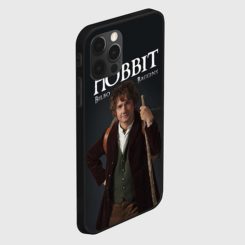 Чехол iPhone 12 Pro Бильбо Хоббит / 3D-Черный – фото 2