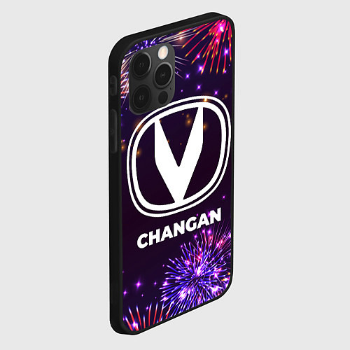 Чехол iPhone 12 Pro Праздничный Changan / 3D-Черный – фото 2