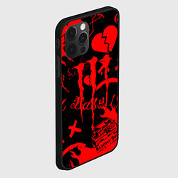 Чехол для iPhone 12 Pro Lil peep monster energy, цвет: 3D-черный — фото 2