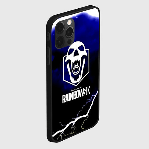 Чехол iPhone 12 Pro Rainbow six storm / 3D-Черный – фото 2