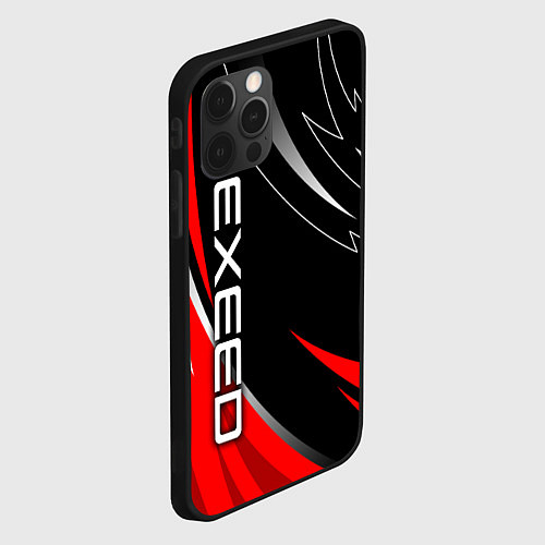 Чехол iPhone 12 Pro Exeed - red uniform / 3D-Черный – фото 2