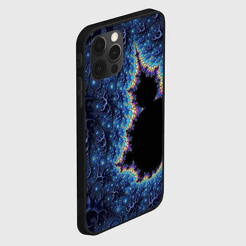 Чехол iPhone 12 Pro Психоделика абстракця / 3D-Черный – фото 2