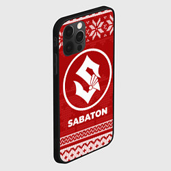 Чехол для iPhone 12 Pro Новогодний Sabaton, цвет: 3D-черный — фото 2