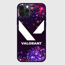 Чехол для iPhone 12 Pro Праздничный Valorant, цвет: 3D-черный