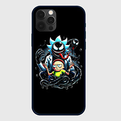 Чехол для iPhone 12 Pro Morty and Rick - we are Venom, цвет: 3D-черный