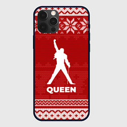 Чехол для iPhone 12 Pro Новогодний Queen, цвет: 3D-черный