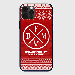 Чехол для iPhone 12 Pro Новогодний Bullet For My Valentine, цвет: 3D-черный