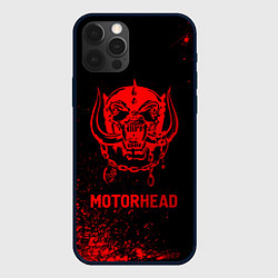 Чехол для iPhone 12 Pro Motorhead - red gradient, цвет: 3D-черный