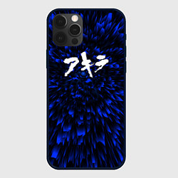 Чехол для iPhone 12 Pro Akira blue energy, цвет: 3D-черный