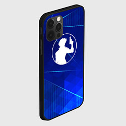 Чехол для iPhone 12 Pro Cowboy Bebop blue poly, цвет: 3D-черный — фото 2