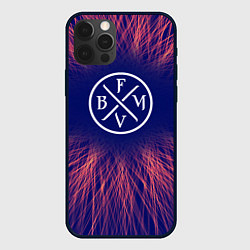 Чехол для iPhone 12 Pro Bullet For My Valentine red energy, цвет: 3D-черный