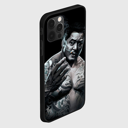 Чехол iPhone 12 Pro Ma Dong Seok - yakudza / 3D-Черный – фото 2