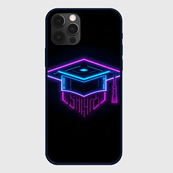 Чехол для iPhone 12 Pro Неоновый магистр, цвет: 3D-черный