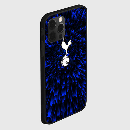 Чехол iPhone 12 Pro Tottenham blue energy / 3D-Черный – фото 2