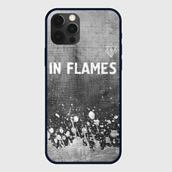Чехол для iPhone 12 Pro In Flames - grey gradient посередине, цвет: 3D-черный