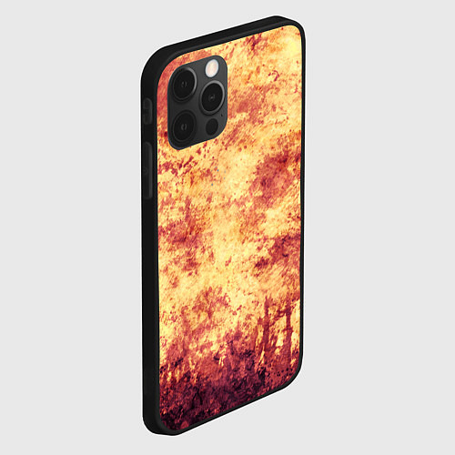 Чехол iPhone 12 Pro Абстракция - calm fire / 3D-Черный – фото 2