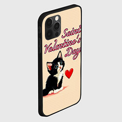 Чехол для iPhone 12 Pro Saint Valentines Day, цвет: 3D-черный — фото 2