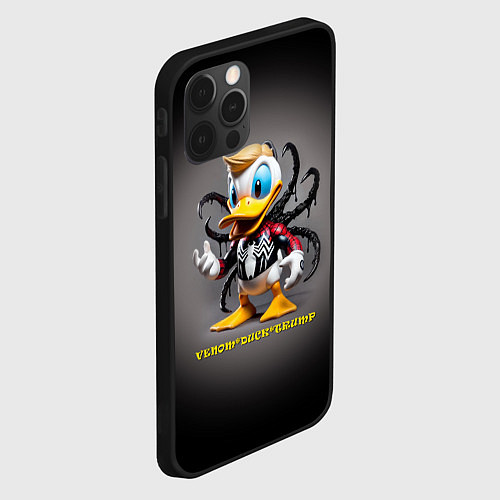 Чехол iPhone 12 Pro Venom-Duck-Trump joke / 3D-Черный – фото 2