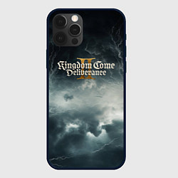 Чехол iPhone 12 Pro Kingdom Come Deliverance 2 мрачный фон