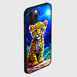 Чехол для iPhone 12 Pro Ягуар в звездную ночь, цвет: 3D-черный — фото 2