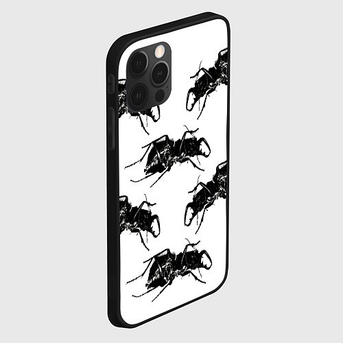 Чехол iPhone 12 Pro Mezzanine / 3D-Черный – фото 2