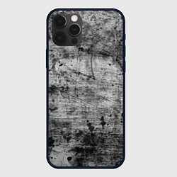 Чехол для iPhone 12 Pro Абстракция - white grunge, цвет: 3D-черный