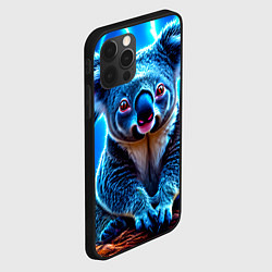 Чехол для iPhone 12 Pro Коала в разрядах молний, цвет: 3D-черный — фото 2