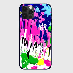 Чехол для iPhone 12 Pro Colorful abstraction - aloha, цвет: 3D-черный