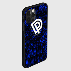 Чехол для iPhone 12 Pro Deep Purple blue energy, цвет: 3D-черный — фото 2