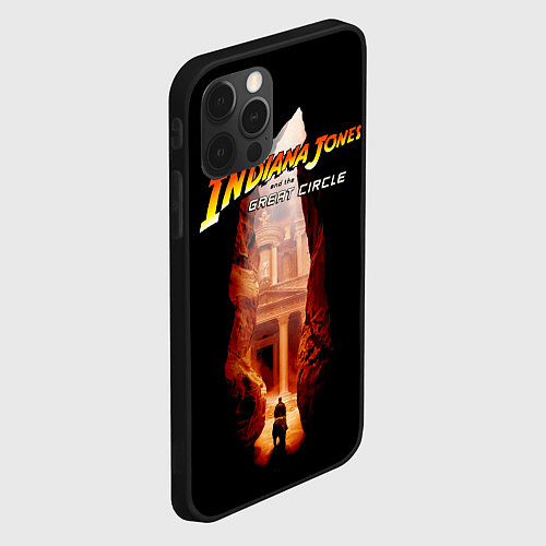 Чехол iPhone 12 Pro Indiana Jones and the Great Circle / 3D-Черный – фото 2