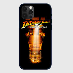Чехол для iPhone 12 Pro Indiana Jones and the Great Circle, цвет: 3D-черный