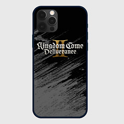 Чехол для iPhone 12 Pro Kingdom come 2 - монохромный, цвет: 3D-черный