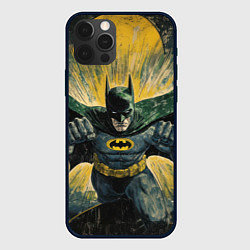 Чехол iPhone 12 Pro Бэтмен с поднятыми кулаками