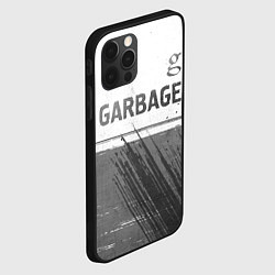 Чехол для iPhone 12 Pro Garbage - white gradient посередине, цвет: 3D-черный — фото 2