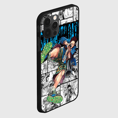 Чехол iPhone 12 Pro Дни сакамото Хейсуки Масимо / 3D-Черный – фото 2