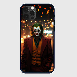 Чехол для iPhone 12 Pro Джокер в ночном переулке, цвет: 3D-черный