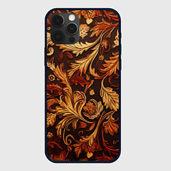 Чехол для iPhone 12 Pro Старый ковер текстура, цвет: 3D-черный