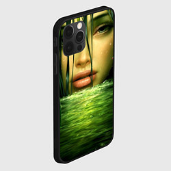 Чехол для iPhone 12 Pro Девушка tropic, цвет: 3D-черный — фото 2