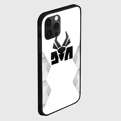Чехол для iPhone 12 Pro Die Antwoord white poly, цвет: 3D-черный — фото 2