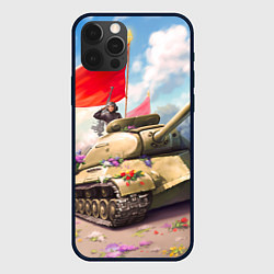 Чехол для iPhone 12 Pro Русский танк, цвет: 3D-черный