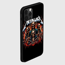 Чехол для iPhone 12 Pro Metallica forever - thrash metal, цвет: 3D-черный — фото 2