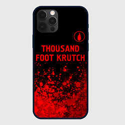 Чехол iPhone 12 Pro Thousand Foot Krutch - red gradient посередине